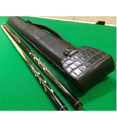 Чехол для кия Консул черный крокодил (натуральная кожа)