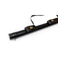 Тубус на кия 2 кишені на замку чорний крокодил