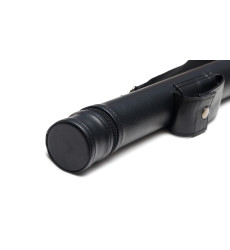 Тубус для кия з кишенею на кнопці чорний гладкий