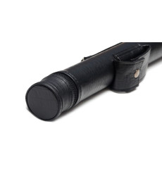 Тубус для кия з кишенею на кнопці чорний крокодил