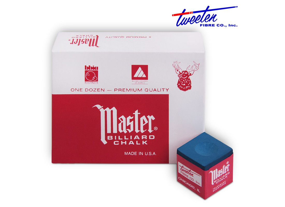 Більярдна крейда Master Blue 12 шт