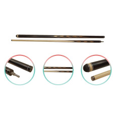 Більярдний кий Чорний граб - Зебрано 4+3 запила