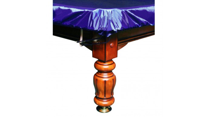 Чехол покрывало для бильярдного стола 9 футов с резинкой на лузах синий