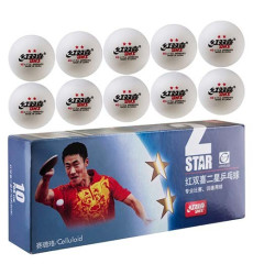 Кульки для настільного тенісу DHS 2 *, білий, 10шт