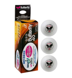 Шарики для настольного тенниса Batterfly, 3шт, белый