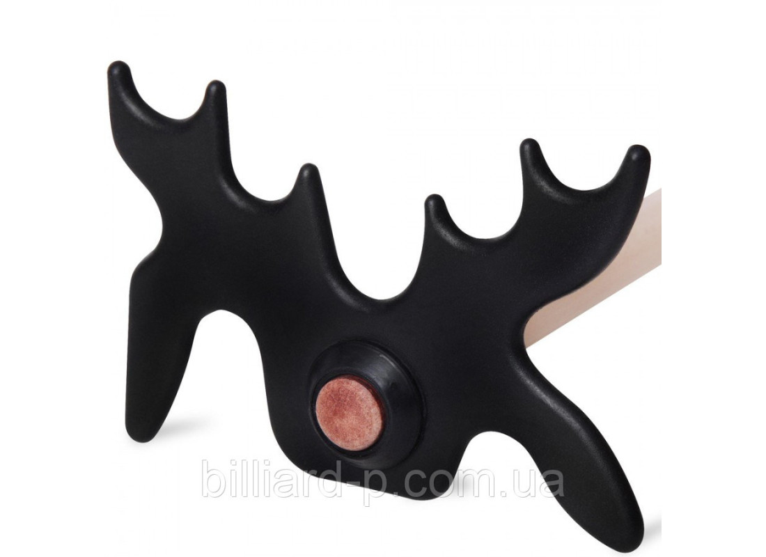 Міст для кия з гумовим фіксатором пластик чорний