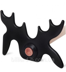 Міст для кия з гумовим фіксатором пластик чорний