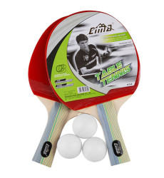 Ракетка для настільного тенісу Cima CM700-2, 2 шт, 3 кульки.