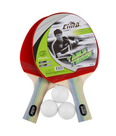 Ракетка для настільного тенісу Cima CM700-2, 2 шт, 3 кульки.