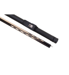 Більярдний кий для піраміди Класика 4+3 чорний граб, граб