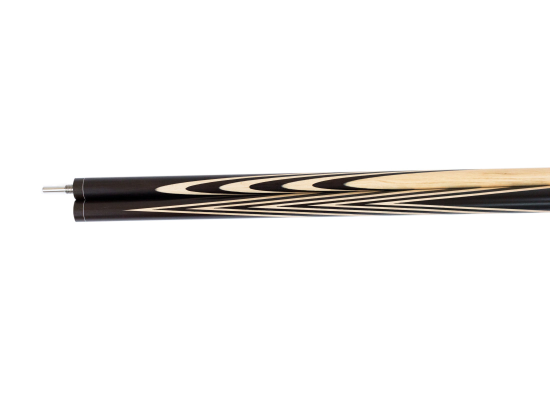 Більярдний кий для піраміди Класика 4+3 чорний граб, граб