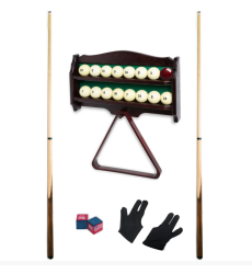 Комплект аксесуарів для гри №2 в піраміду на більярдних столах 9, 10, 11, 12 футів