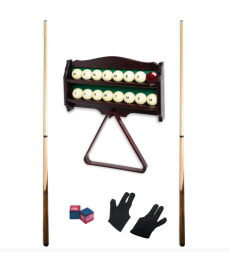 Комплект аксесуарів для гри №2 в піраміду на більярдних столах 9, 10, 11, 12 футів