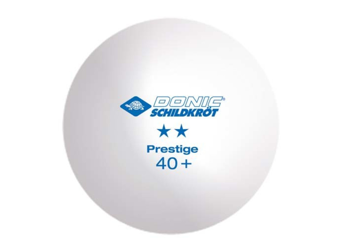 Кульки для настільного тенісу Donic Prestige 2*, 3 шт, білий.