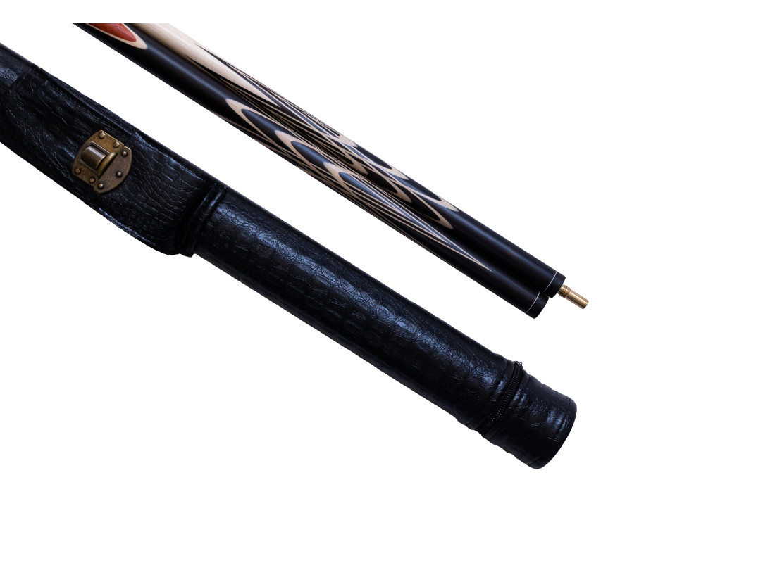 Більярдний кий для піраміди Супер Тюльпан чорний граб, падук, граб