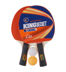 Ракетка для настільного тенісу King Becket, 2 шт., 3 кульки
