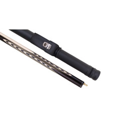 Більярдний кий для піраміди Класика 9+8 чорний граб, граб